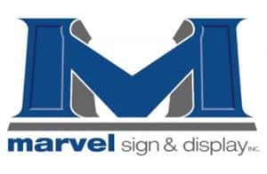 Marvel Sign and Display