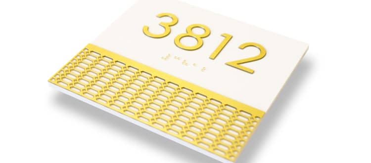 WHITE PETG Graphic Components 3812 Gold