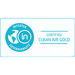 Intertek Clean Air Gold Certified